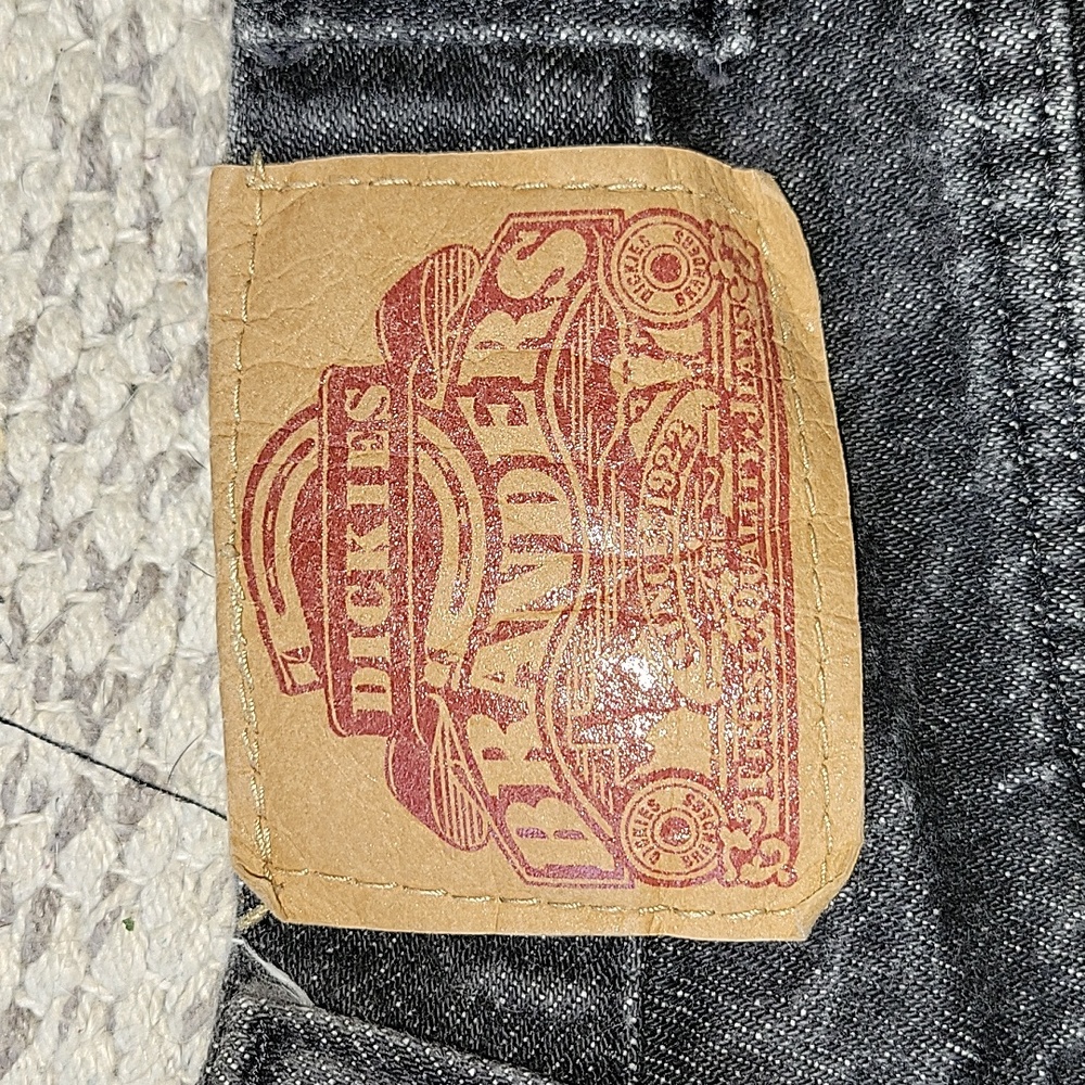Vintage Dickies Branders Black Denim Jeans  36X30 🔥 Nice Fade - Picture 4 of 15